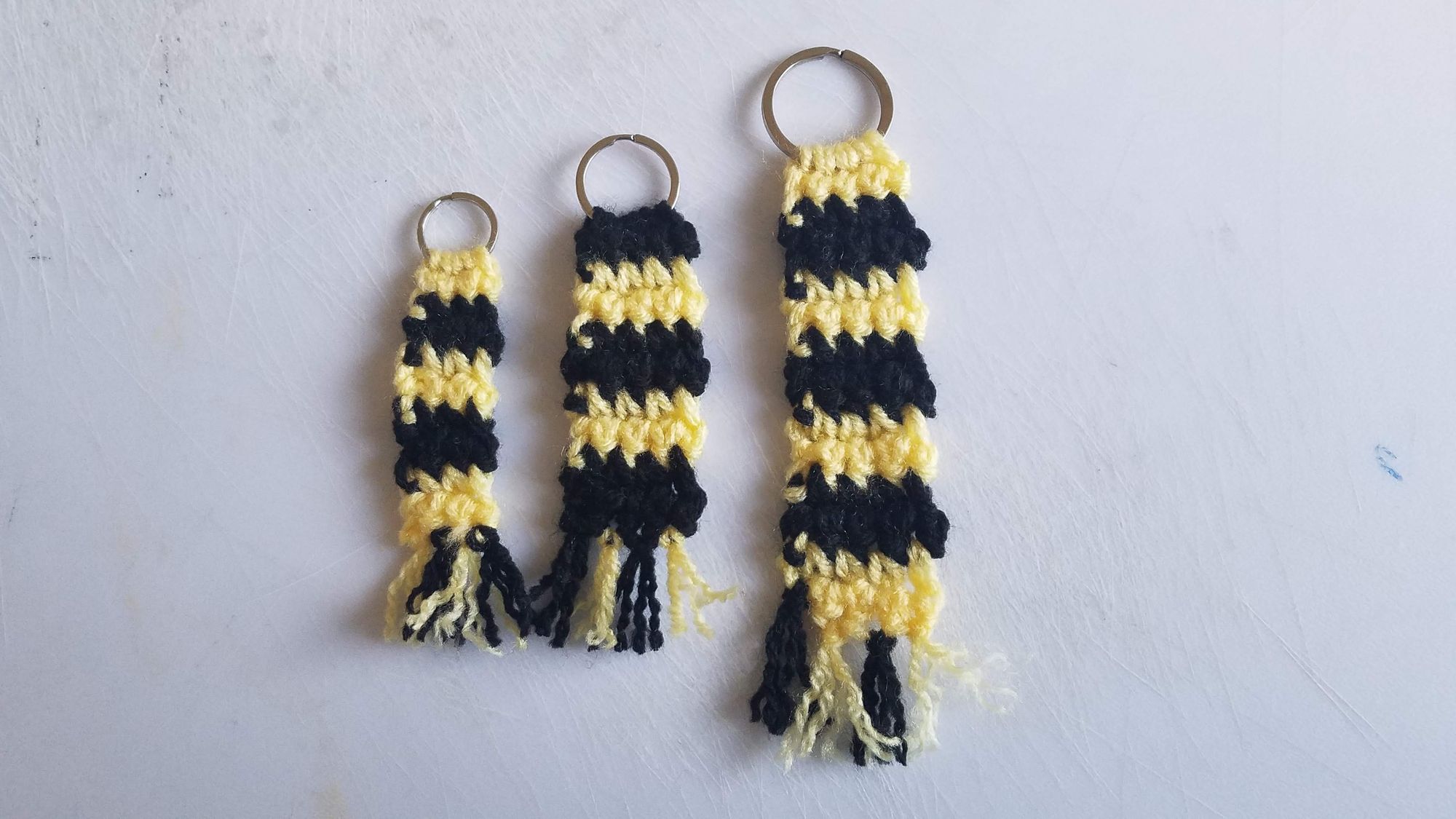 Project Hufflepuff House: Keychains